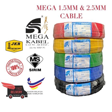 Buy the latest mega cable gearbest.com offers the best mega cable products online shopping. READY STOCK MEGA KABEL 1.5MM/2.5MM PVC INSULATED CABLE ...