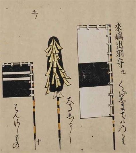 Manage your video collection and share your thoughts. 17th c illustration of Samurai banners by O-Uma Jirushi. Published around 1650 by ...