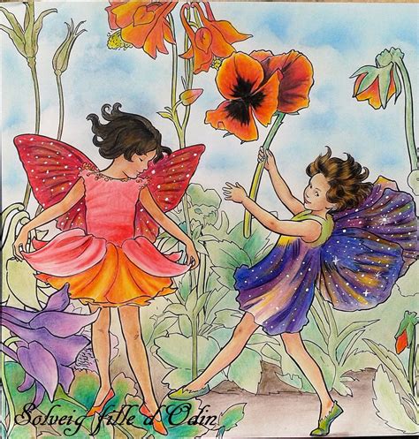 The botanically accurate drawings in the 170 original illustrations, coupled with the enchanting fairy images based on real children from cicely's sister's nurse. The flower fairies coloring by Solveig fille d'odin