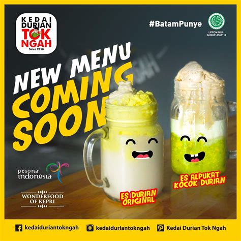 Baner unik durian kocok : NEW MENU NEW DISCOUNT Cobain ES DURIAN Tok Ngah yg ...