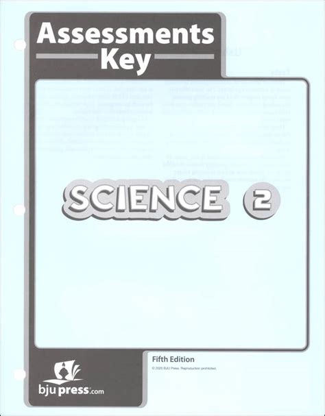 Submitted 2 years ago by the_biscunt. Science 2 Assessments Answer Key 5th Edition | BJU Press ...