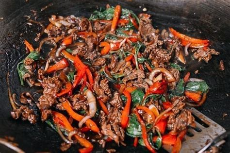 Some need to clutter this dish for some reason. Thai Basil Beef (Pad Gra Prow) - The Woks of Life