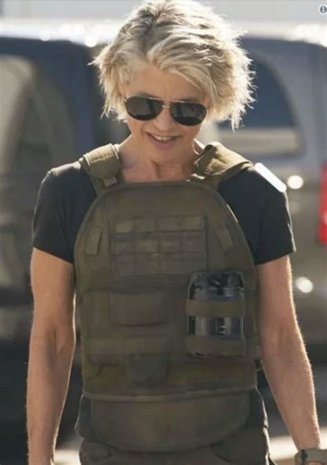 Sometime after the destruction of cyberdyne building, sarah connor and her son, john connor. Linda Hamilton as Sarah Connor in Terminator 6 ...