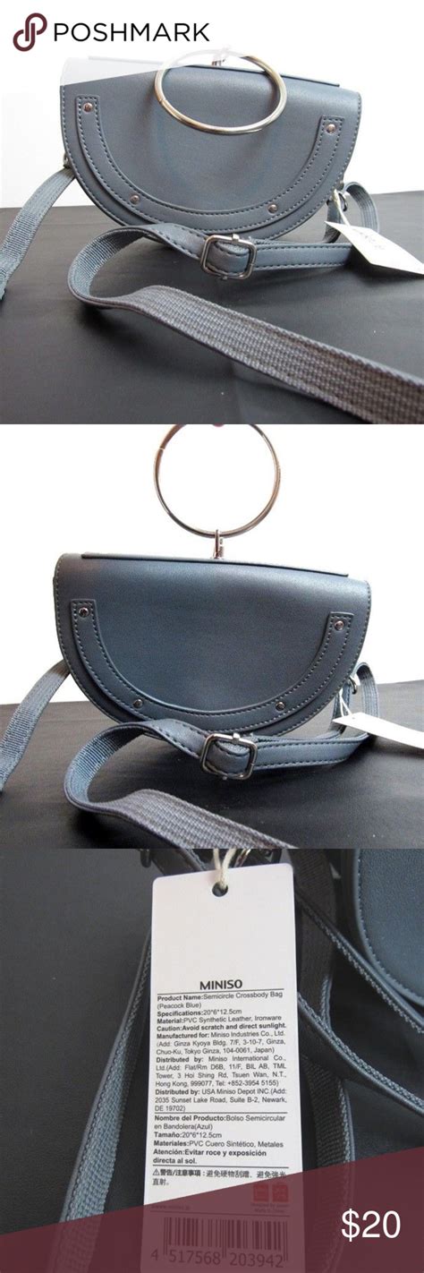 Მინისო საქართველოში 2016 წლიდან არის წარმოდგენილი და დღეს უკვე 15 მაღაზია აქვს. MinisoLife Handbag Peacock Blue Crossbody New W/Tags ...