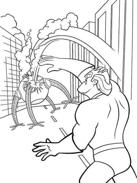 And you can freely use images for your personal blog! Monster Robots Vs Mr Incredibles Coloring Pages | Coloring ...