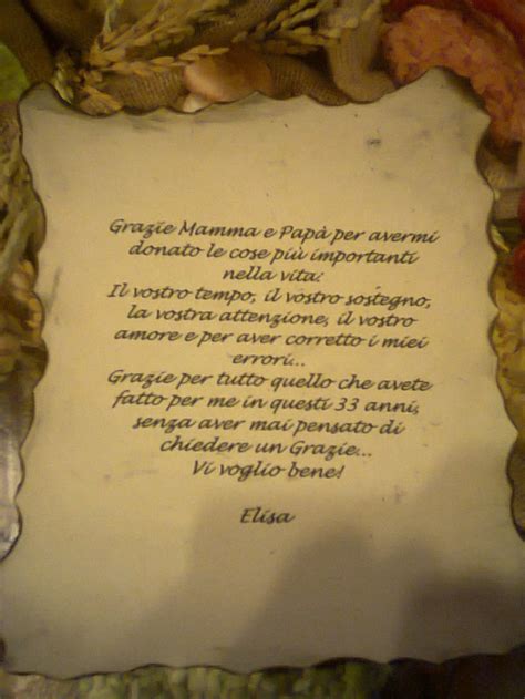 La salute è un'altra cosa. Lettera Ai Genitori Dai Figli Per Anniversario : Genitori ...