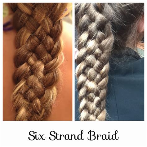 Want to learn how to do an easy four strand braid? Hair Styles by Liberty: Six Strand Braid