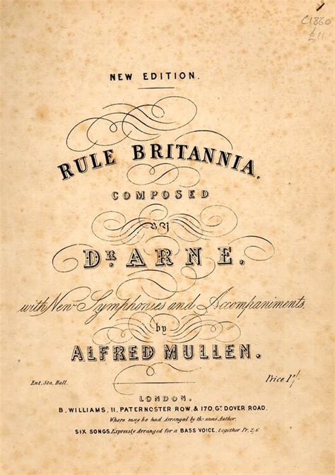 Free printable pdf score and midi track. Rule Britannia only £11.00