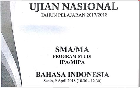 Agar lebih memahami materi ini, anda juga dapat membaca. PEMBAHASAN SOAL UN BAHASA INDONESIA TAHUN 2017/2018 SMA/MA ...