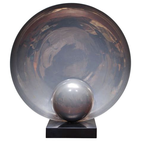 Receive exclusive offers and new arrivals. Art Deco Silver Moon Lamp at 1stdibs