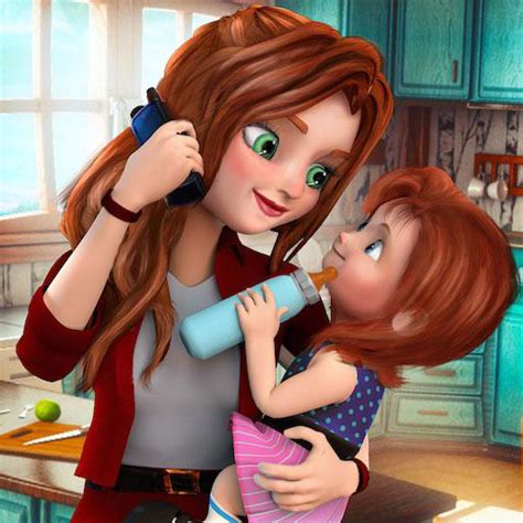 Get the last version of mother simulator game from simulation for android. Virtual Mother Family Game Working Mom Simulator 3D: Mommy ...