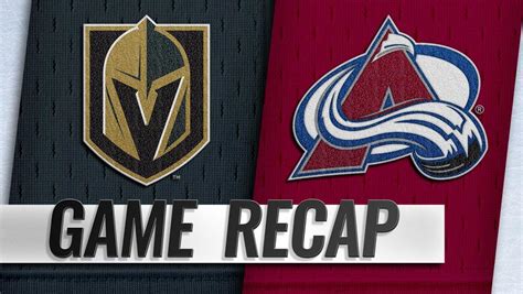 Saturday's showcase will feature the west division's golden knights and avalanche. Golden Knights vs. Avalanche | NHL.com