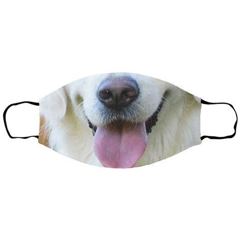 The difference between the two dogs emerged over time. White Golden Retriever Face Mask | Allbluetees.com