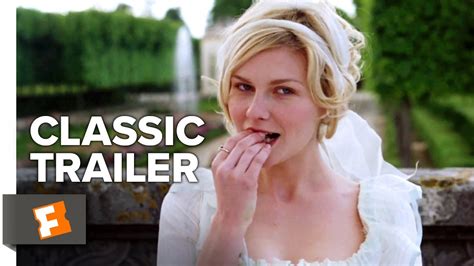 Kirsten dunst will return as mj, and i expect emma stone to reprise her role as gwen stacy, pregnancy permitting. Marie Antoinette (2006) Official Trailer 1 - Kirsten Dunst ...