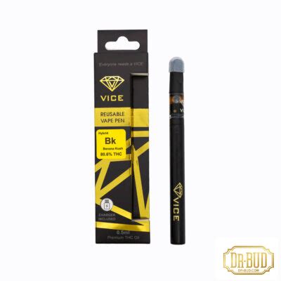 Follow our tips to switch flavors easily and enjoy a better vape for a longer time. VICE Reusable Vape Pen - Black / Banana Kush - Dr. Bud