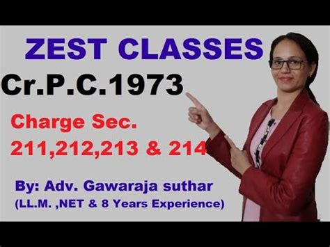 Therefore, it appears necessary, according to the ministry of justice, to create a suitable. Criminal Procedure Code,1973 CHARGE SEC 211,212,213 &214 ...