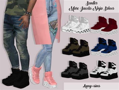 It's incredible how many have found my cc and i'm really happy and incredibly grateful that all of you like it! LumySims: Marc Jacobs Ninja shoes • Sims 4 Downloads