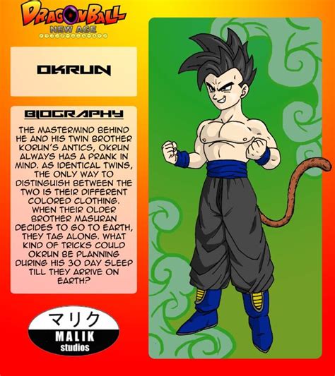 To hide a spoiler, format your. Dragon ball new age bio's of rigors family and ...