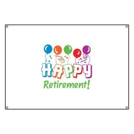 HAPPY RETIREMENT Banner by Great-Notions - CafePress | Happy retirement banner, Happy retirement ...