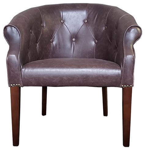 Available upholstered in various fabrics or c.o.m. More :: Clearance :: Antique Leather Tub Chair in Distress ...
