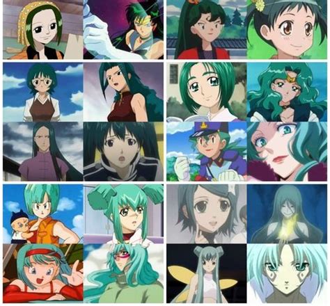 Make sure your character has a human hair or a thing that looks like a human hair. Green/Turquoise Haired Anime Characters | Anime, Anime ...