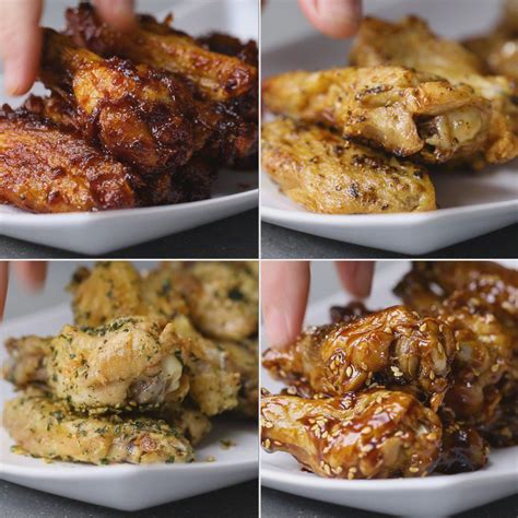 Find this pin and more on recipes by jane yeoman. Tasty on Twitter: "Baked Chicken Wings 4 Ways // FULL ...