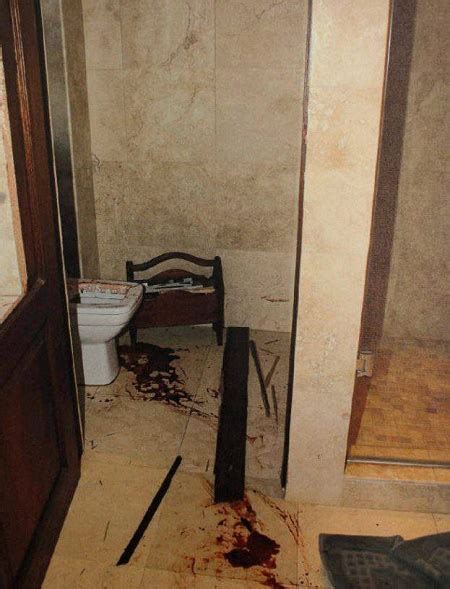 For a short time that day, 9/11 was considered to be a crime scene and google images will offer you many photos of body parts and, in one case, an entire body that had landed partially on a filing cabinet. See Oscar Pistorius in Bloody Clothes After He Shot Dead ...