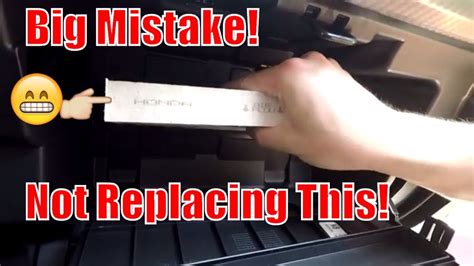 Check spelling or type a new query. Changing a Honda Accord Sport Cabin Air filter - YouTube