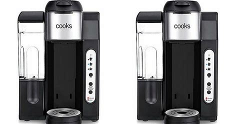 This maker has a removable water reservoir and the filter basket which allows easy cleaning. Cooks Single Serve Coffee Maker Only $32.49 After JCPenney Rebate (Regularly $100) - Hip2Save