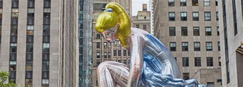 Image courtesy of koons studio and art production fund. Una enorme bailarina hinchable invade Rockefeller Center