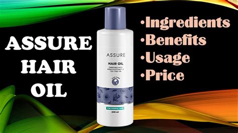 Always be attentive to ingredients. Assure Hair Oil | Benefits | Ingredients | Usage - YouTube