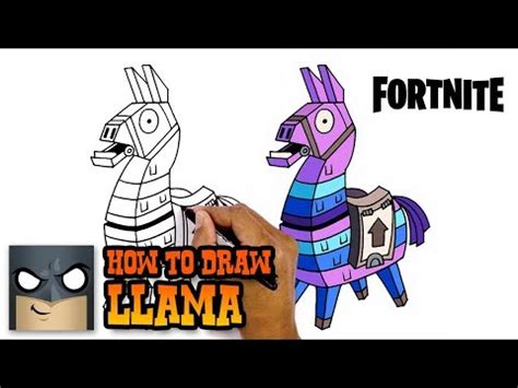 Fortnite llama draw 1 fortnite llama draw that had gone way too far. How to Draw Llama | Fortnite | Awesome Step-by-Step ...