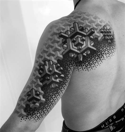 Any design can really be done in a geometric style says dana shasho of gida tattoo in tel aviv, israel—as long as you consider its composition. Modern Markings: 42 Bold Black & White Tattoo Designs ...