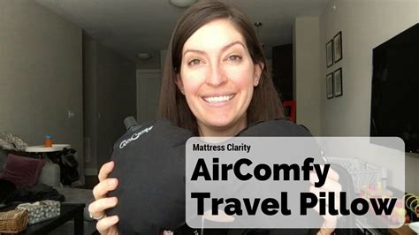 The aeris memory foam travel neck pillow kit was made for the light sleeper. Air Comfy - Our Pick for Best Travel Pillow - YouTube
