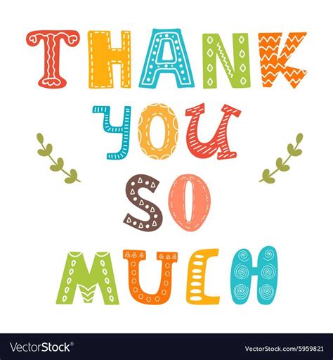 See more ideas about you're awesome, thankful, thank you images. Thank you so much Cute greeting card Royalty Free Vector ...