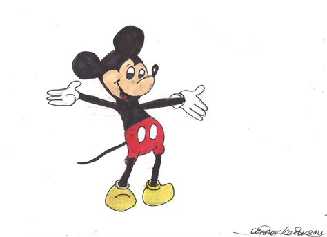 Our high quality vivid images are printed on 280gsm professional photographic glossy paper. Connor's Drawings: Cartoons - MIckey Mouse