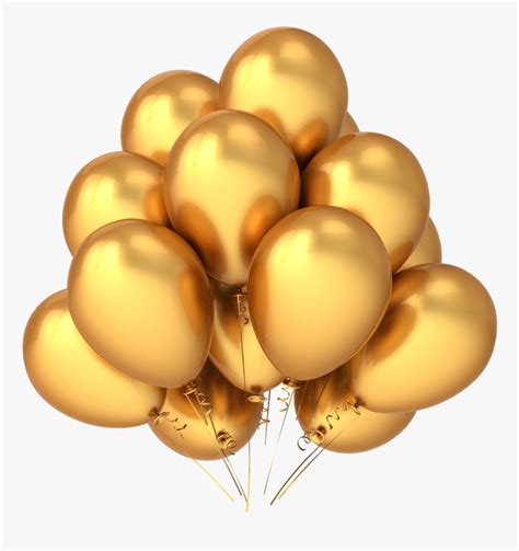 Maybe you would like to learn more about one of these? Gold Balloons Png - Gold Birthday Hat Png, Transparent Png ...