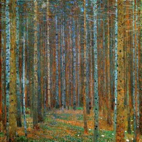 Gustav klimt, reproductions de tableaux par impression sur papier de haute qualité, impression sur toile d artiste 100% coton, impression sur verre trempé, impression sur plexiglas, impression sur bois, impression sur aluminium et copies à huile sur. Tannenwald (Pine Forest), c.1902 Art Print by Gustav Klimt ...