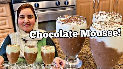 Chocolate chia pudding mousse is a smooth, blended version of chocolate chia pudding. White Chocolate and Chocolate Mousse Recipe *URDU/HINDI ...