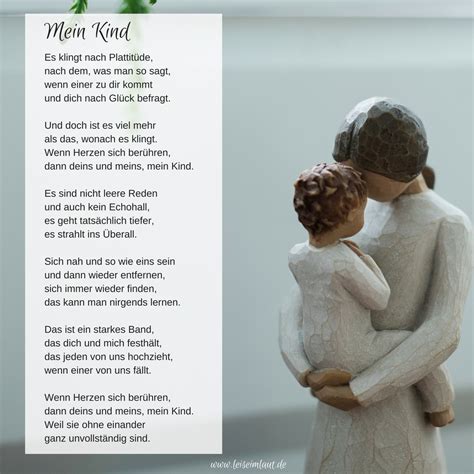 Wie dem sohn und der schwiegertochter zur hochzeit gratulieren? Gedicht: Mein Kind - leise im Laut | Mutter sprüche ...