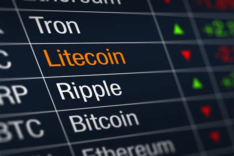Litecoin cryptocurrency price decrease free image download