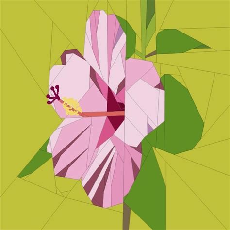 What can i use to make paper flowers? Looking for your next project? You're going to love Hibiscus by designer Gad… | Paper pieced ...