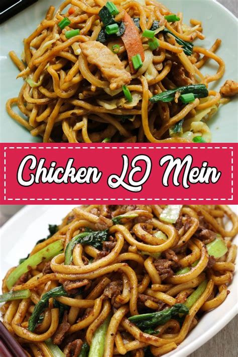 Do you have any food allergies? Chicken Lo Mein | Recipe | Chicken lo mein, Food recipes ...