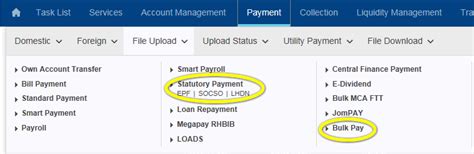 Choose the 'online' mode of payment and choose the bank from the dropdown menu from which you wish to pay. PayrollPanda — How to make payment via RHB bank