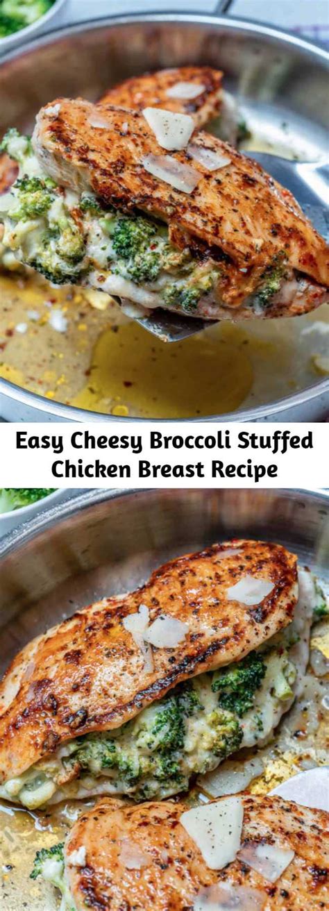 Reinvent the chicken dinner—enjoy one of these signature stuffed chicken recipes for a meal the whole family will love. Easy Cheesy Broccoli Stuffed Chicken Breast Recipe - Mom Secret Ingrediets