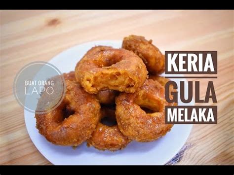 1 sudu besar gula batu; Cara Buat Resepi Kuih Keria Gula Melaka Lembut Dan Sedap ...