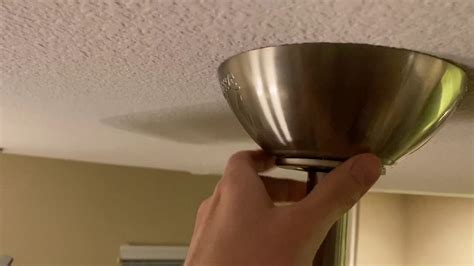 Downrod, or pole, mounts make. Remove Ceiling Fan With No Mounting Screws - YouTube