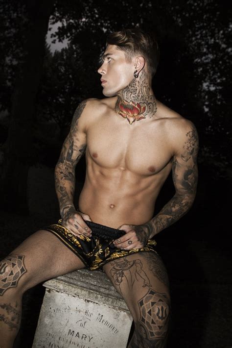 Short or medium description of you'r life with one of theese hot guys ;) add to library 1 discussion. Stephen James Shows Off His Tattoos for Risbel Magazine