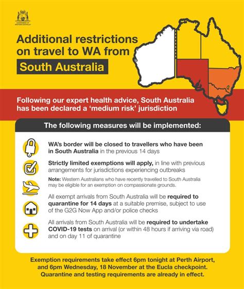 Health authorities are frantically contacting thousands of wa arrivals amid fears they may have officials have defended slamming our border shut without notice, warning an outbreak here would be. Perth COVID-19 Update: Further Border Restrictions For ...