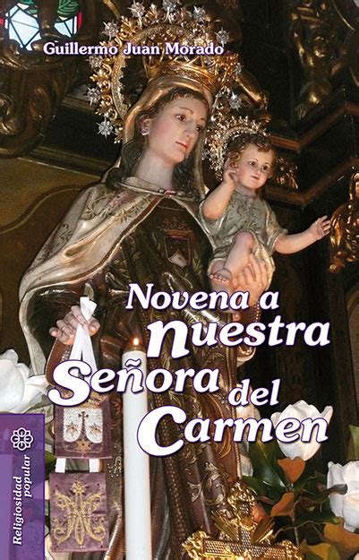 Virgen del carmen vectorial, de cuerpo entero, para plotter de corte, grabado e impresión. Editorial CCS - Libro: NOVENA A NUESTRA SEÑORA DEL CARMEN